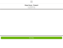 Tablet Screenshot of kingshousefreeport.com
